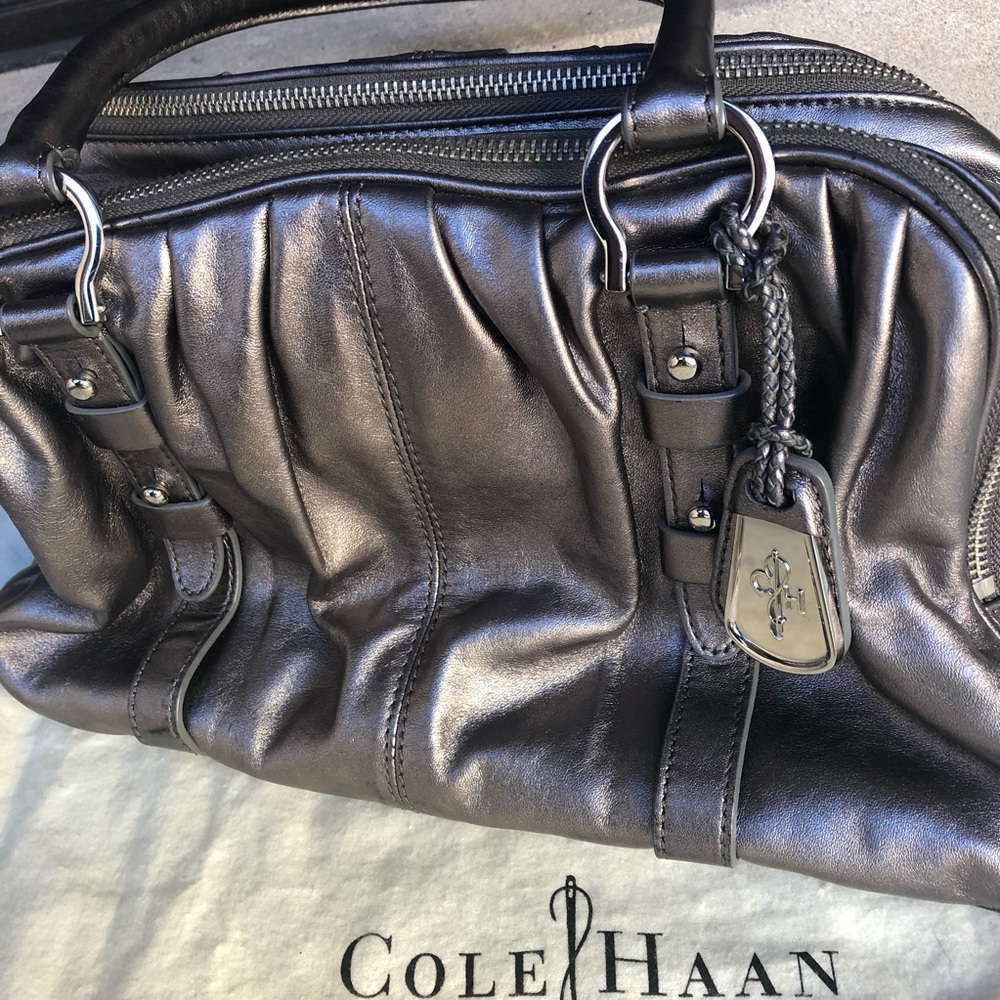❤️Cole Haan❤️ Leather Satchel - Picture 4 of 8